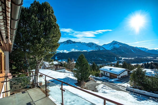 Valbella: Ferienhaus mit Ski-in/Ski-out und Blick auf den Heidsee 4