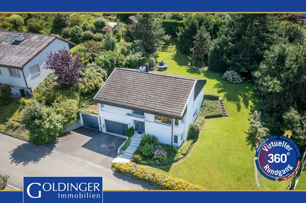 Lichtdurchflutetes Zuhause mit Gartenidylle und Bodenseesicht 1