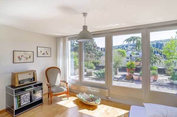 Helle Attikawohnung mit grosser Dachterrasse und viel Privatsphäre 3