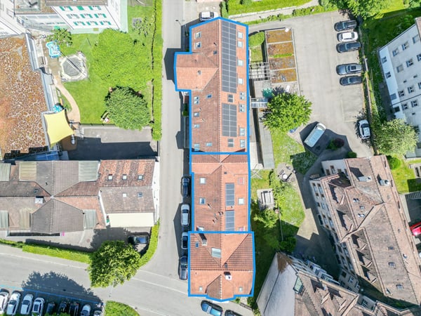 Drei Mehrfamilienhäuser auf einer Parzelle in zentraler Stadtlage 2