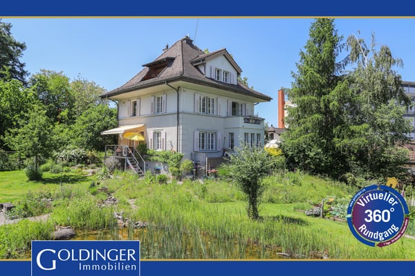 Stilvolles Einfamilienhaus mit viel Charme und grosszügigem Naturgar 1