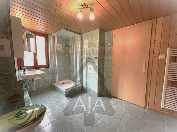 Couvet, belle maison familiale de 4 appartements avec jardins et terrasses au Centre-Nord du Village 5