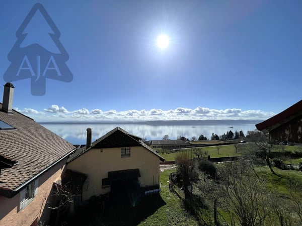 St-Aubin-Sauges, spacieux appartement de 4,5 pièces (121 m2) avec jardin privatif (53 m2), garage 1
