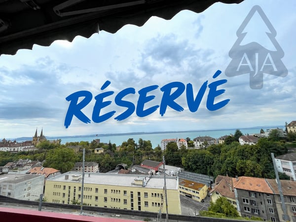 RÉSERVÉ !!! Neuchâtel, spacieux appartement de 3,5 pièces (109 m2) avec balcon et garage individuel 1