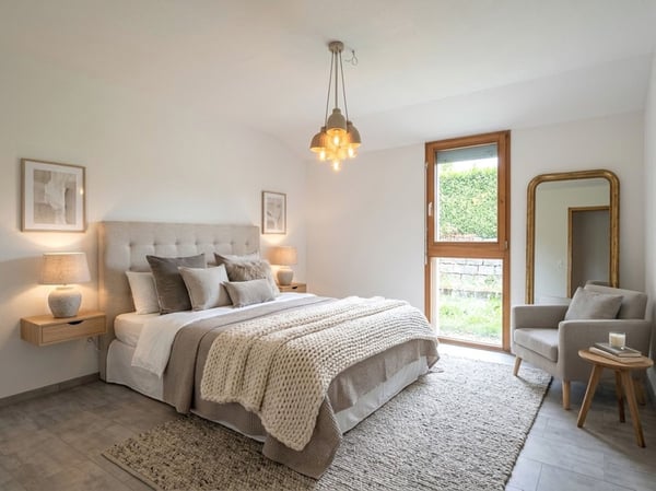 Jolie villa idéalement bien située et au calme avec un bon dégagement 23