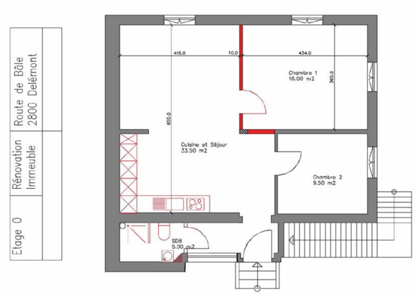 Jolie maison de 3 étages comprenant 2 appartements 16