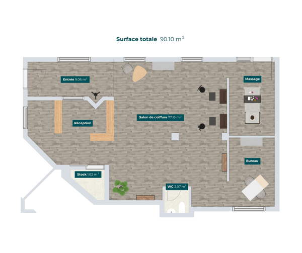 Salon de coiffure à vendre - Les Genevez 5