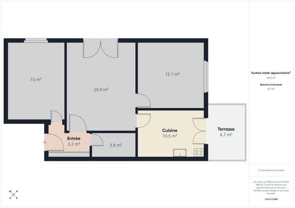 Bel appartement de 3.5 pièces avec balcon à Boécourt 13
