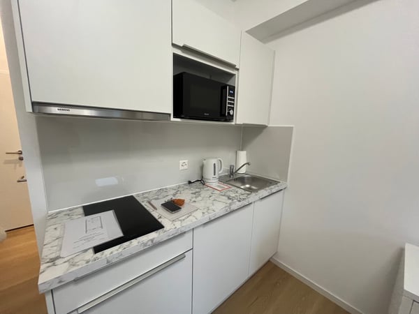 Studio meublé avec balcon proche du lac 4