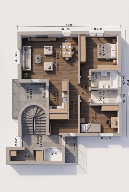 Moderno appartamento di 3,5 camere 7