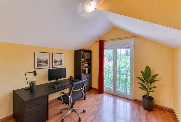 Villa familiale avec jardin arboré dans un quartier résidentiel de Vernier 9
