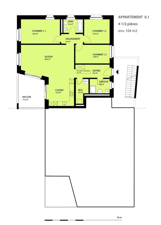 Appartement neuf, labellisé Minergie-P, de 4.5 pièces à St-Ursanne (n° 0.1) 8