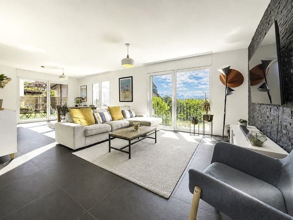 Appartement lumineux avec vue sur la nature et échappée sur le lac 1