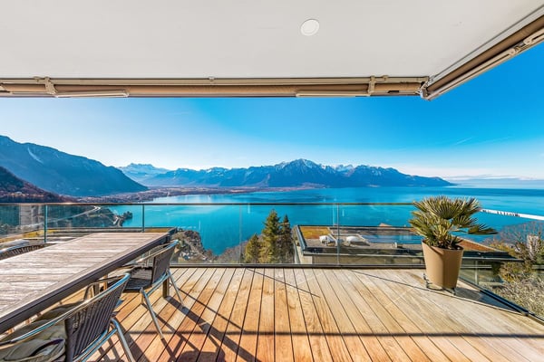 Exceptionnel appartement sur les hauts de Montreux avec vue panoramique sur le lac 1