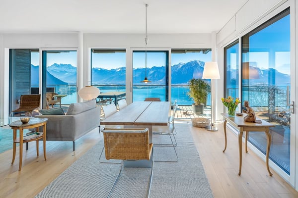Exceptionnel appartement sur les hauts de Montreux avec vue panoramique sur le lac 2