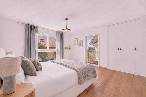 Appartement en duplex avec jardin et grand disponible, à 15 minutes de Lausanne 7