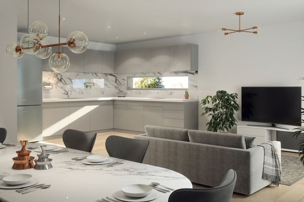Villa moderne jumelée à Fully : un cadre de vie exceptionnel - Lot A 3