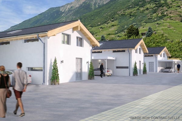 Villa moderne jumelée à Fully : un cadre de vie exceptionnel - Lot A 7