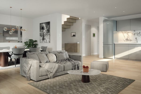 Villa moderne jumelée à Fully : un cadre de vie exceptionnel - Lot A 2