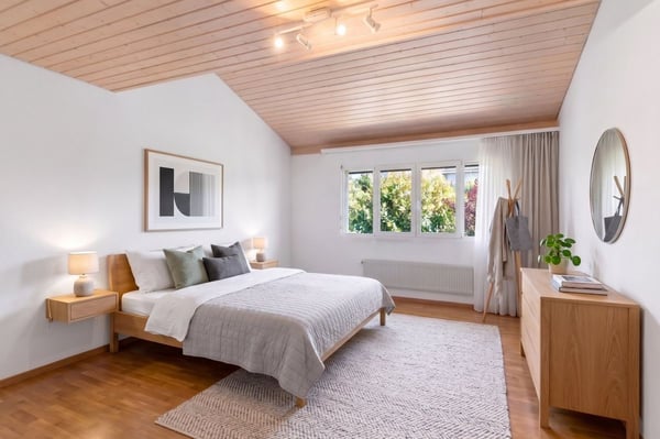 Bel appartement de 122 m² au dernier étage, entièrement rénové, avec 2 places de parc dans un garage souterrain. 11