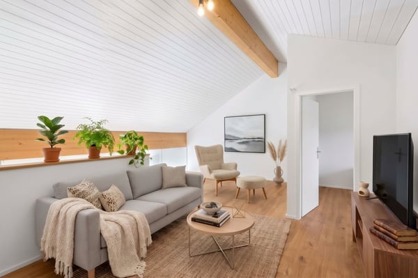 Duplex en attique, luminosité et calme dans un immeuble de 2023 2