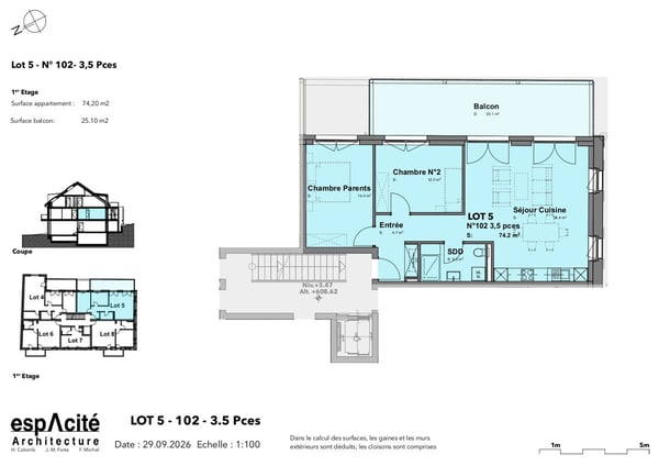 Lot n5 - Appartement neuf de 3,5p au coeur de Cheseaux-sur-Lausanne 7