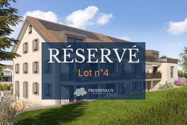 Lot n4 - Appartement neuf de 3,5p au coeur de Cheseaux-sur-Lausanne