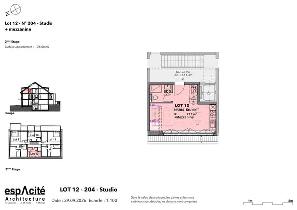 Lot n12 - Studio neuf + mezzanine au coeur de Cheseaux-sur-Lausanne 7
