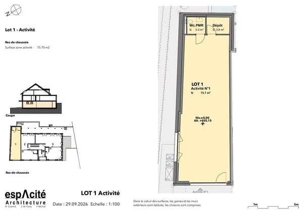 Lot n1 - Surface commerciale neuve et idéalement située 4