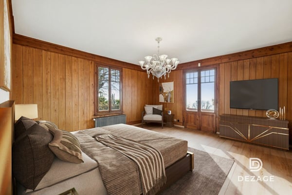 Maison familiale rénovée avec cachet, vue lac et dépendance à Montreux 7