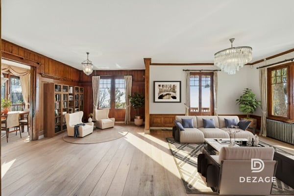 Maison familiale rénovée avec cachet, vue lac et dépendance à Montreux 4