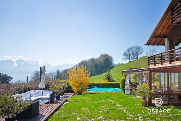 À 9 min de Vevey : Propriété rare avec vue panoramique, jardin clos et piscine 6