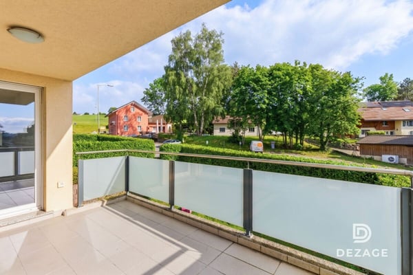 Grand appartement familial avec balcon couvert et vue sur le château d'Oron ! 5