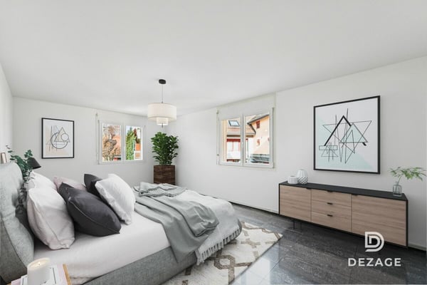 Appartement traversant aux volumes exceptionnels : 4 chambres et garage-box ! 7