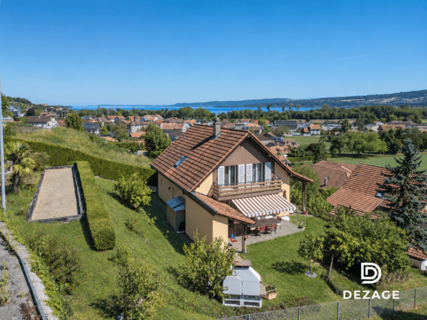 Charmante villa familiale avec vue lac à Grandson