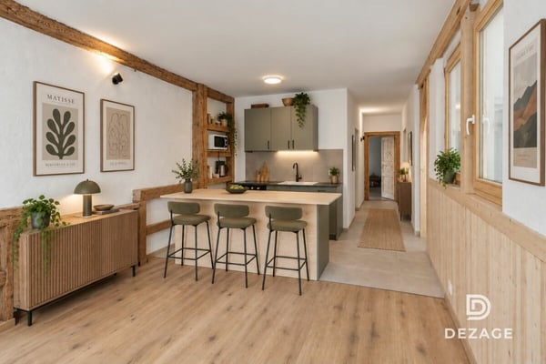 Caractère, lumière et flexibilité : un appartement de charme au coeur de Gimel 3