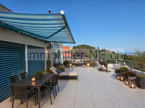 Villa Terrasse de 5,5 pièces avec vue époustouflante sur le lac et les Alpes 1