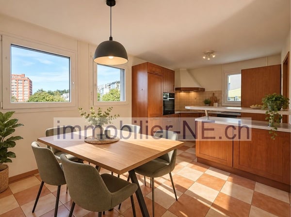 Appartement 5,5 pièces avec terrasse, garage double et place de parc extérieure 1