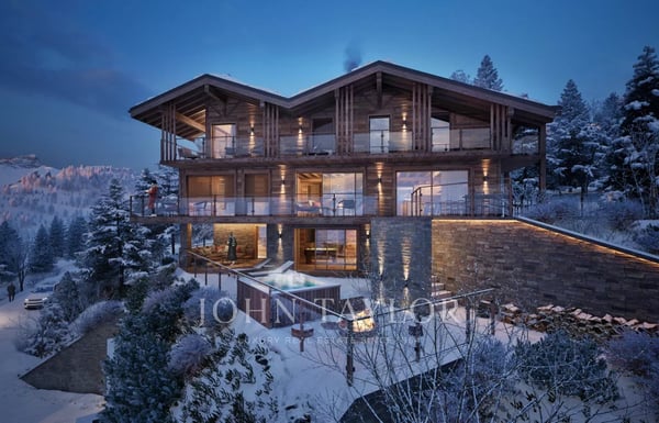 Chalet de Prestige en Construction ? Crans-Montana 1