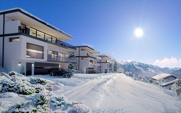 CRANS MONTANA - 3 VILLAS CONTEMPORAINES AU COEUR DES ALPES 1