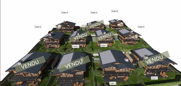 CRANS MONTANA - PROMOTION CHALETS NEUFS DE STANDING 2