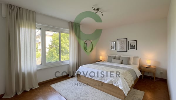 AGREABLE APPARTEMENT A CHEXBRES AVEC VUE SUR LES ALPES ET LE LAC 3