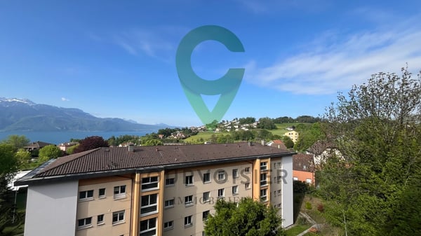 AGREABLE APPARTEMENT A CHEXBRES AVEC VUE SUR LES ALPES ET LE LAC 8