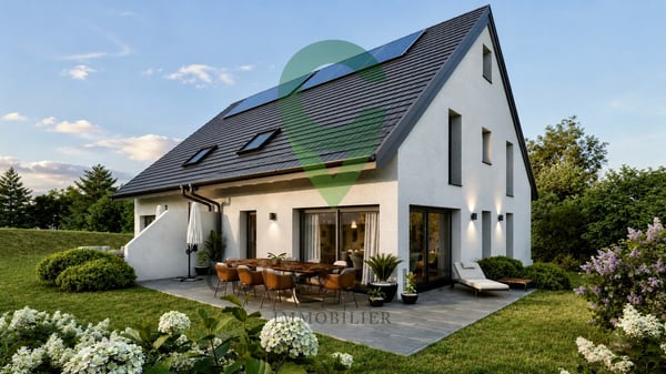 Villa jumelle contemporaine neuve dans un cadre de vie privilégié 1