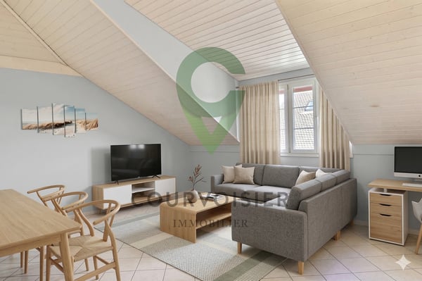 DUPLEX DE 5.5 PIECES DANS PETITE COPROPRIÉTÉ 5