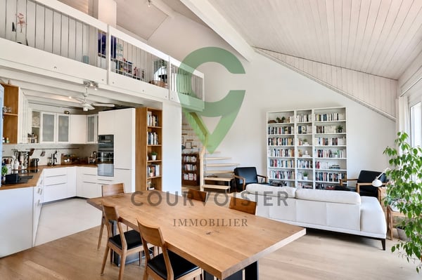 Confortable duplex en attique avec cachet et vue dégagée près de Nyon 2