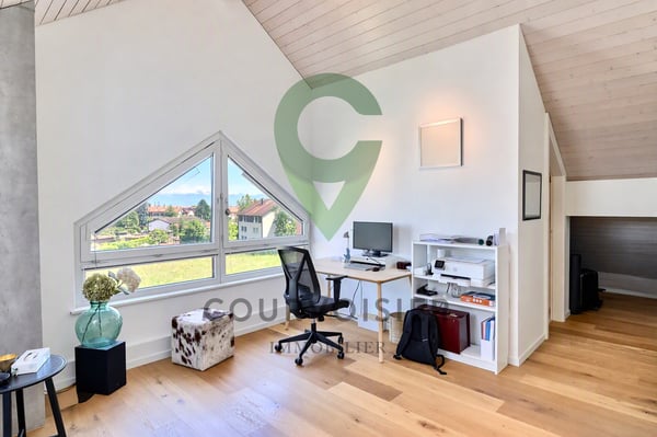 Spacieux duplex en attique avec cachet à 5 minutes de Nyon 11