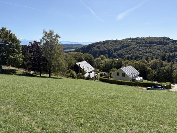 2 plots  of 1100 m² - 30 minutes from Geneva 8