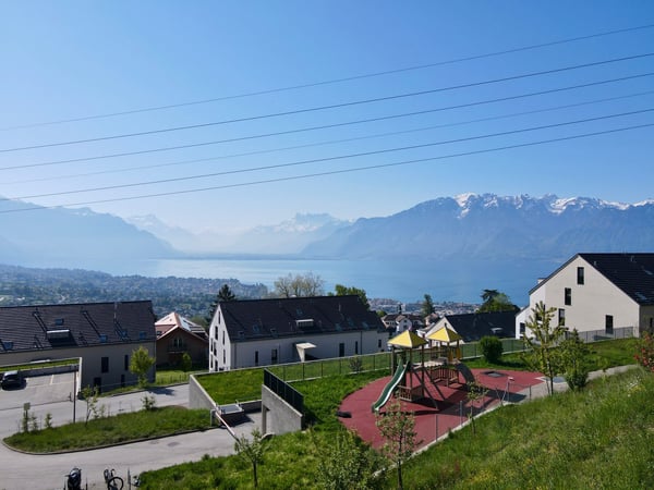 Magnifique maison jumelle moderne à Jongny avec vue panoramique 3