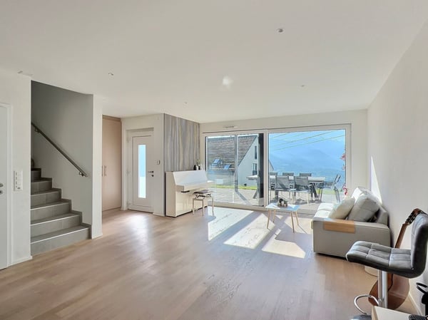 Magnifique maison jumelle moderne à Jongny avec vue panoramique 2